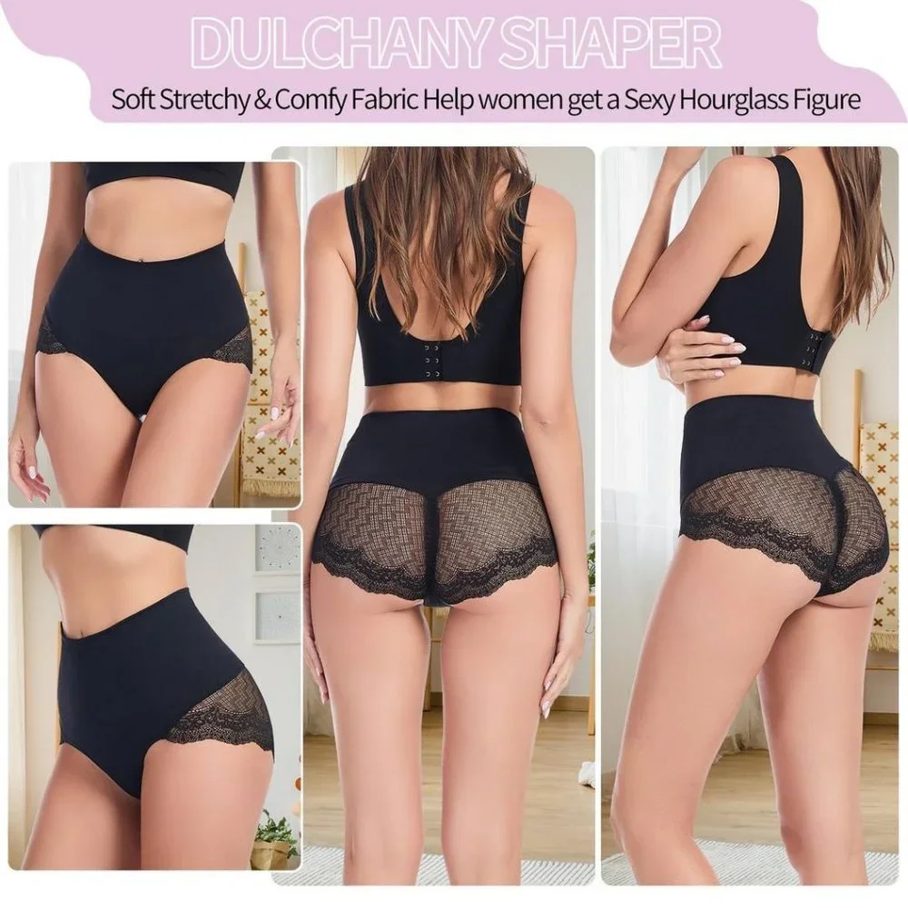 Tummy Control Shapewear Underwear - Black - Picture 5 of 6